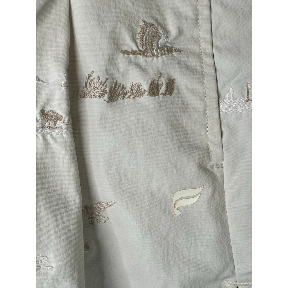 Fabletics Malbon pleated flounce short in bone, size M, EUC - Picture 6 of 8